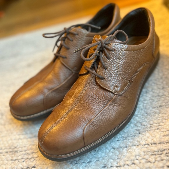 Johnston & Murphy Men’s Tie Ups Leather Sheepskin Derby Lightweight Oxfords main image 9